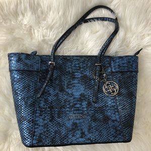 GUESS Faux Snakeskin Purse